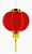 Chinese Lantern w/Tassel, 12 in