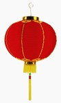 Chinese Lantern w/Tassel, 12 in