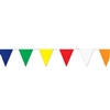 Multi-Color Outdoor Pennant Banner