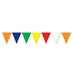 Multi-Color Outdoor Pennant Banner