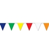Multi-Color Outdoor Pennant Banner, 30 ft