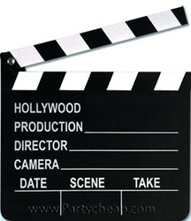 Movie Set Clapboard