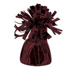 Maroon Metallic Wrapped Balloon Weight