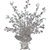 Silver Star Gleam 'N Burst Centerpiece