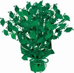 Green Graduate Cap Gleam N Burst Centerpiece