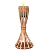 Bamboo Tiki Table Torch with Candle