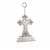 Silver Cross Photo/Balloon Holder