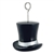 Black and Silver Top Hat Photo/Balloon Holder