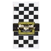 Black and White Checkered Flag Plastic Tablecover