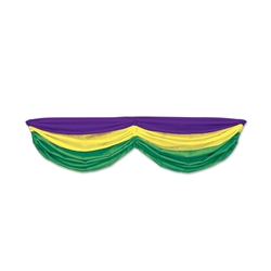 Mardi Gras Fabric Bunting