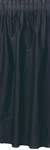 Plastic Table Skirting - Black