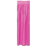 Plastic Table Skirting - Cerise