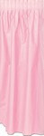 Plastic Table Skirting - Pink