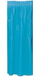 Turquoise Plastic Table Skirting