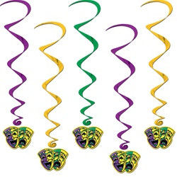 Mardi Gras Whirls (5/pkg)