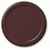 Chocolate Brown Lunch Plates (24/pkg)