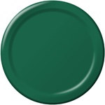 Hunter Green Lunch Plates (24/pkg)