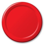 Red Lunch Plates (24/pkg)