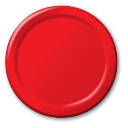 Red Lunch Plates (24/pkg)