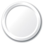 White Lunch Plates (24/pkg)