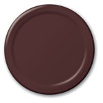 Chocolate Brown Dessert Plates