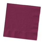 Burgundy Beverage Napkins (50/pkg)