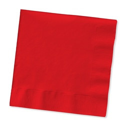 Red Beverage Napkins (50/pkg)