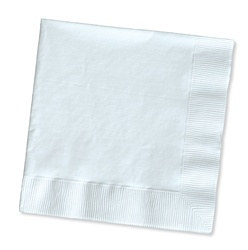 White Beverage Napkins (50/pkg)