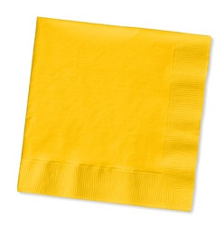 Yellow Beverage Napkins (50/pkg)