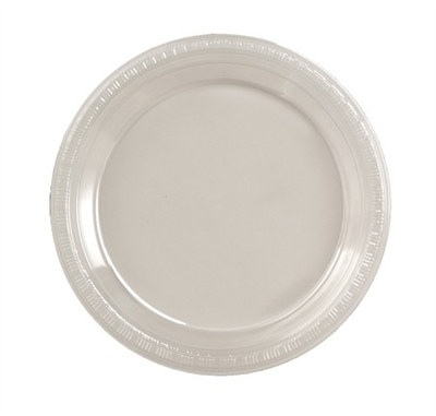 Clear Plastic Lunch Plates (20/pkg)