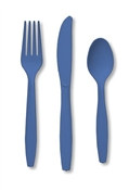 Blue Assorted Cutlery (24/pkg)