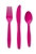 Magenta Assorted Cutlery (24/pkg)