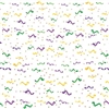 Mardi Gras Confetti and Serpentine Border