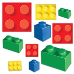 These Building Blocks Cutouts are perfect for younger children's birthday parties and elementary school parties. These cutouts look like a popular children's toy and the cutouts measure anywhere from 4 inches to 11.25 inches. Comes 20 cutouts per package.