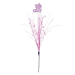 Celebrate at the baby shower or gender reveal party by decorating with our It's a Girl Metallic Star Spray! Great accessory to a centerpiece! The item measures 23 inches and comes one per package. Will not stand alone.