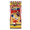 Let your guests know that there's a circus theme party behind the door with this colorful Circus Tent Door Cover. It measures six feet tall by 30 inches wide and features some fun, traditional circus characters. Made of all-weather material. One per pack.