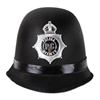 Place the Bobby Hat on your head, practice your British accent, and be prepared to lay down the law! This costume hat is adorned with a plastic police  emblem and is sized to fit most adults. Accessorize with handcuffs, and a badge. No returns.