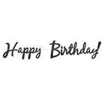 Foil Happy Birthday Streamer