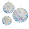 These gorgeous iridescent honeycomb balls will add ad color, gleam and movement to your next party wherever you hang them!  Each package includes 1 x 8", 1 x 10" and 1 x 12" iridescent honeycomb ball.