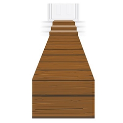 Add a cottage feel to any entry or hallway with our Wood Plank Runner. Cover your stained, warn sidewalk with this great looking runner and your guests will think they're walking on a hand laid wooden walkway!