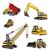 Building a great party is easy when you decorate with the great Construction Equipment Cutouts.