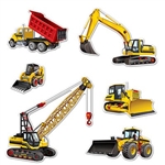 Building a great party is easy when you decorate with the great Construction Equipment Cutouts.