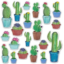 With 20 pieces per package that range in size from 3.5" to 15.5" tall, these cactus cutouts will look great grouped together in a cactus garden or strategically placed around your venue.