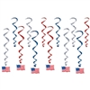 American Flag Whirls (12/PKG)