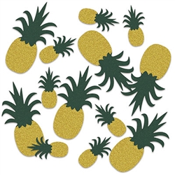 Planning a Luau party?  Make yours Instagram ready with this colorful and sparkly Pineapple Deluxe Sparkle Confetti.  This confetti is a great way to dress up and add interest to your table settings, bar and serving areas.  Sold 1/2 ounce per package.