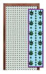 Celebrate and party in style with this Weed Bead Curtain.  Great for themed parties like Hippies, 60's or 70's, or to celebrate a change in the law you supported . . . or just for fun!  Each curtain is easy to hang, is 24 inches wide and 6.5 feet long.