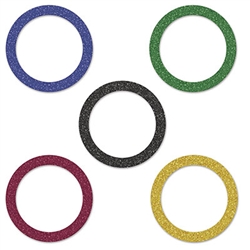 Anytime the world comes together for sports, it deserves confetti!  Get the best with this Sports Party Rings Del Sparkle Confetti and add sparkle, interest and style to your sports themed party or event.  1/2 ounce per package.