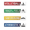 The world comes together to celebrate sports, so why shouldn't you?!  Whether you're planning a watch party for a worldwide event or celebrating a season of youth sports, you're sure to score with these Summer Sports Street Sign Cutouts!