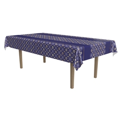 Celebrate the breaking of your fast and add a subdued touch of color and elegance as you spend time with family and friend.  This Ramadan Tablecover is spill resistant and reusable with care.  It measure 54 inches wide by 108 inches long.