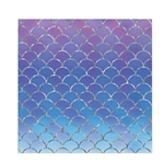 Tip the scales in favor of fun at your next Mermaid or Under The Sea themed party!  These rich, colorful Mermaid Scales Luncheon Napkins will add the finishing touch to your table, especially when pared with our Mermaid Scales Luncheon Plates!
